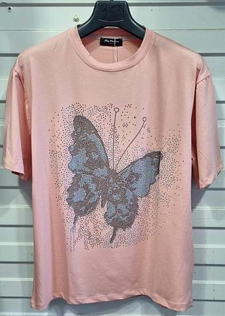 Футболка Julia JL116 pink - делук