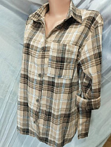 Рубашка Galina GL6 beige - делук