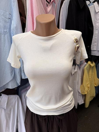 Футболка New Season F003 white - делук