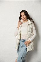 Жилетка Dgmd B478 white - делук