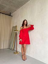 Платье 1790 red - делук
