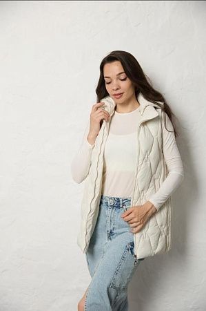 Жилетка Dgmd B478 white - делук