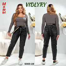 Джинсы Vidlyry 6005-2 black - делук