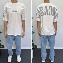 Футболка I8Denim 90556 white - делук