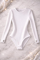 Боди Karolina KR593 white - делук