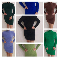 Платье Elena&Vika 5709 green - делук
