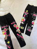 Лосины Zayka ZA2120 black-white - делук