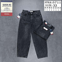 Джинсы God Baron BR5711 d.grey - делук