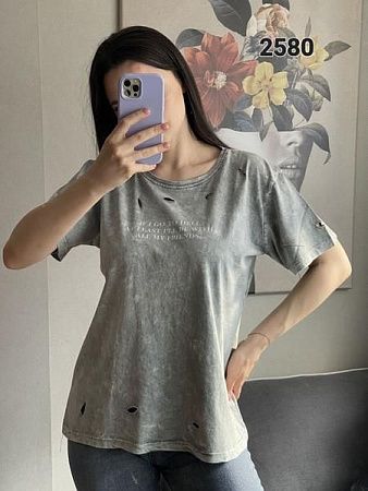 Футболка Fsn 2580 l.grey - делук