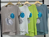 Футболка Dgmd 9560 l.green - делук