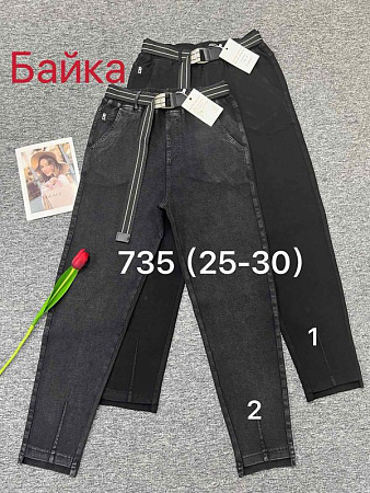 Джинсы Leen 735-1 black - делук