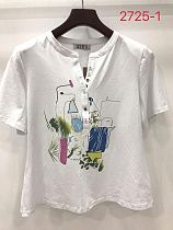 Футболка Lida 2725-1 white - делук