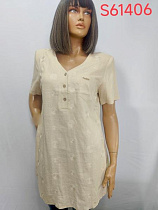 Туника Lida S61406 beige - делук