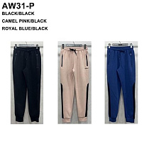 Штаны Спорт Tran AW31P black - делук