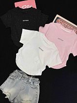 Футболка Yalisi 9763 black - делук