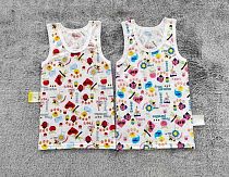 Майка Boys&Girls BG372 white-pink - делук
