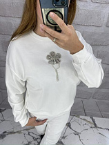 Свитер Karon 5500 white - делук