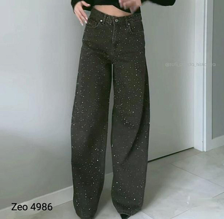 Джинсы Jeans Style 4986 khaki - делук