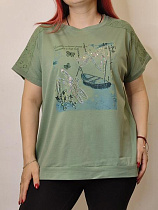 Футболка Kosta KS107 green - делук