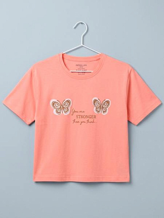 Футболка Dino DN416 peach - делук