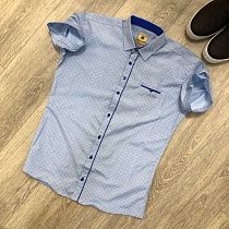 Рубашка Nik 54862 l.blue - делук