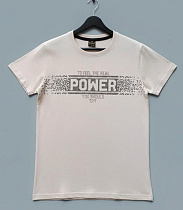 Футболка Dino DN123 beige - делук