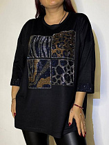 Туника Kosta 7725-47 black - делук