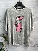 Футболка New Season 8256 l.grey - делук