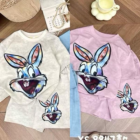 Костюм Спорт Sunnytot 88117 pink - делук