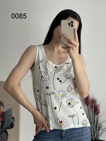Майка Fsn 0085 white - делук