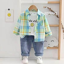 Рубашка Фунтик 8198-1 l.green - делук