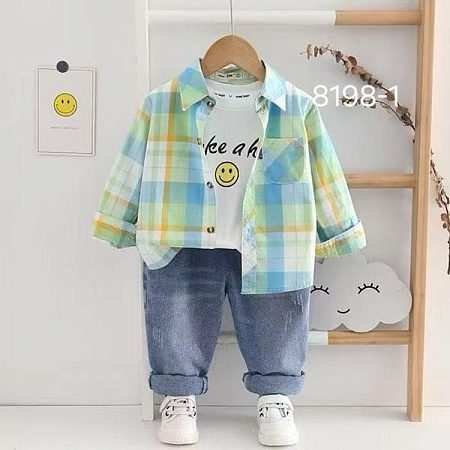 Рубашка Фунтик 8198-1 l.green - делук