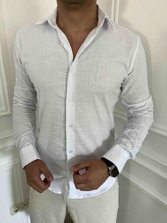 Рубашка Nik 56211 white - делук