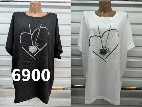 Футболка Gertie 6900 black - делук