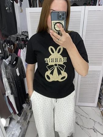 Футболка Karon 8219 black - делук