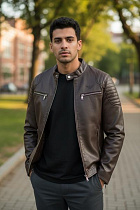 Куртка Liopt L07 brown - делук