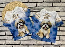 Футболка Dino DN254 blue - делук