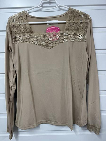 Свитер Brilliant B70224 beige - делук