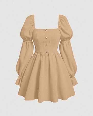 Платье Girl 470 beige - делук
