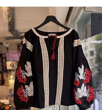 Вышиванка Miki Maki MM280 black - делук