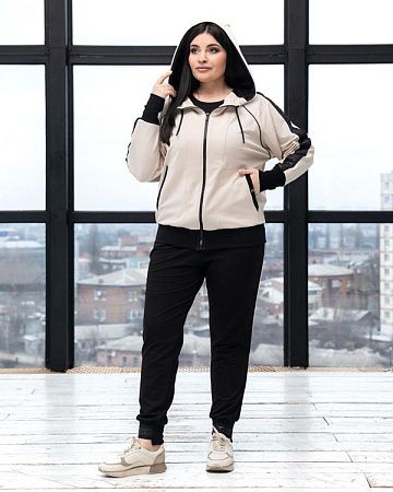 Костюм Спорт Azna Д108 beige - делук