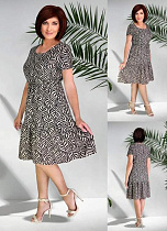 Платье Dgmd 919 beige-black - делук