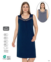 Ночнушка Cotpark 10649 navy - делук