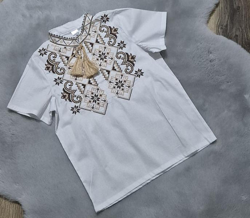 Вышиванка Limerense DD184 white - делук