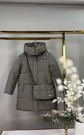 Куртка Delfinka W815 grey - делук