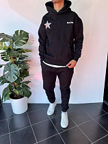 Худи Three Black 2334 black - делук