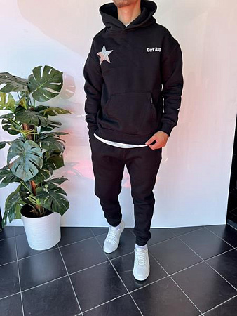 Худи Three Black 2334 black - делук