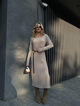 Платье Arina 8060 l.beige - делук