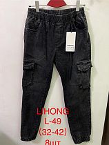 Джинсы Lihong L49 black - делук