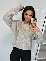 Свитер Lora 53137 beige - делук
